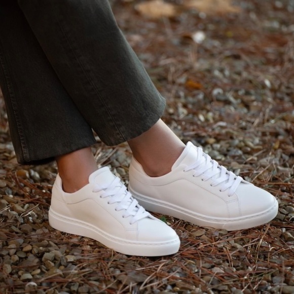 M. GEMI Palestra Due White Leather Sneakers Size 37.5 (US7) - Picture 8 of 8